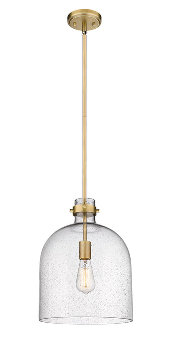 Z-Lite 817-12RB One Light Pendant, Rubbed Brass