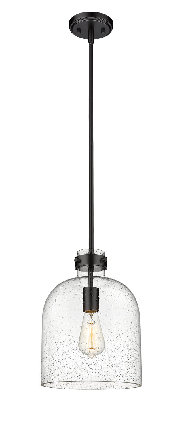Z-Lite 817-9MB One Light Pendant, Matte Black