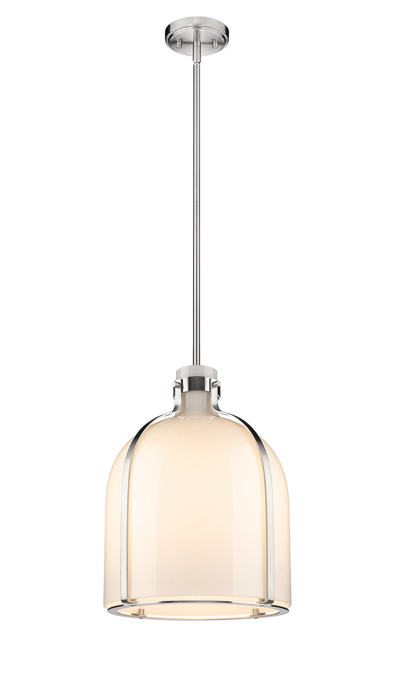 Z-Lite 818-12BN One Light Pendant, Brushed Nickel