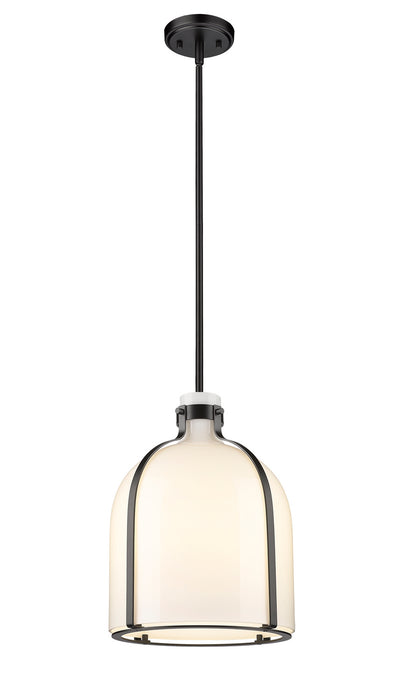 Z-Lite 818-12MB One Light Pendant, Matte Black