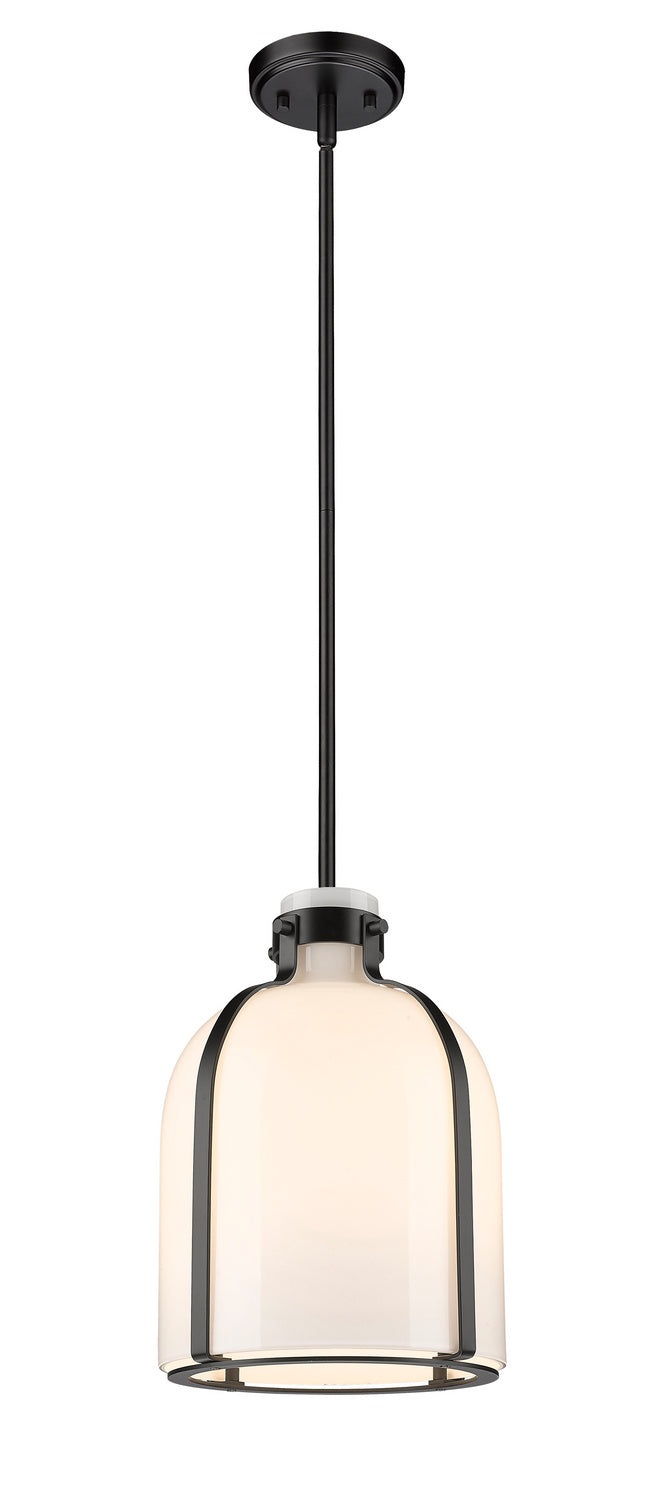 Z-Lite 818-9MB One Light Pendant, Matte Black