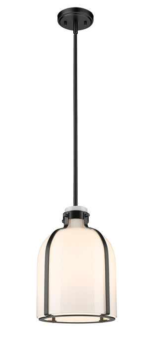 Z-Lite 818-9MB One Light Pendant, Matte Black