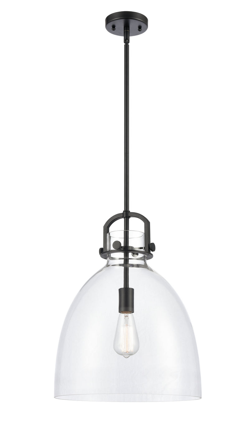 Innovations 412-1S-BK-14CL-LED LED Pendant, Matte Black