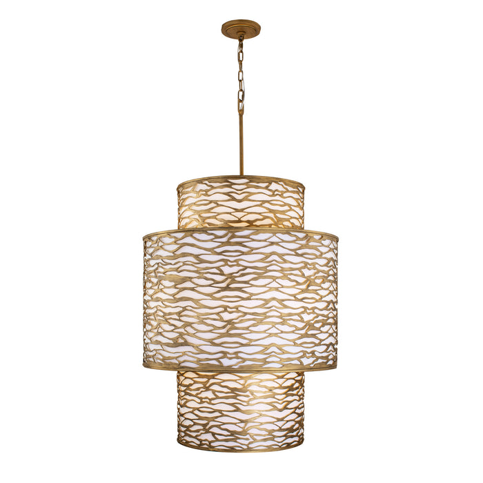 Varaluz 348F16HG 16 Light Foyer Pendant, Havana Gold