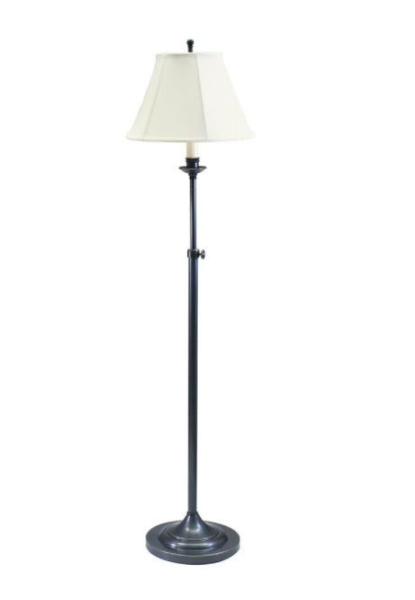 House of Troy CL201-BLK One Light Floor Lamp, Black