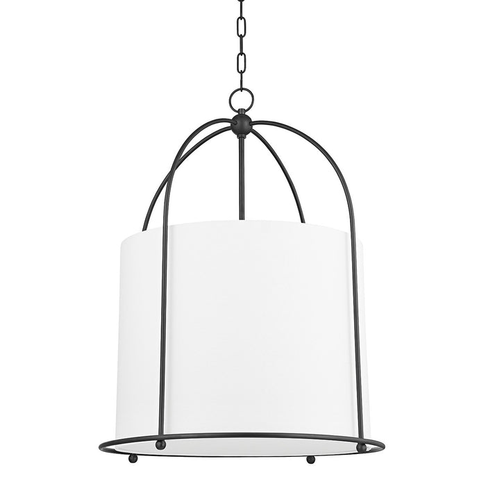 Hudson Valley 4822-BBR Three Light Lantern, Black Brass