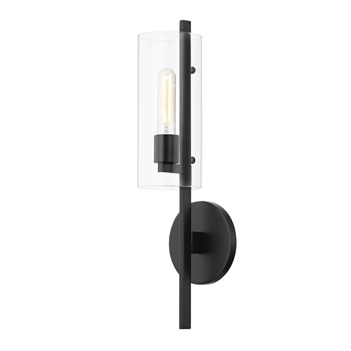 Mitzi H326101-SBK One Light Wall Sconce, Soft Black
