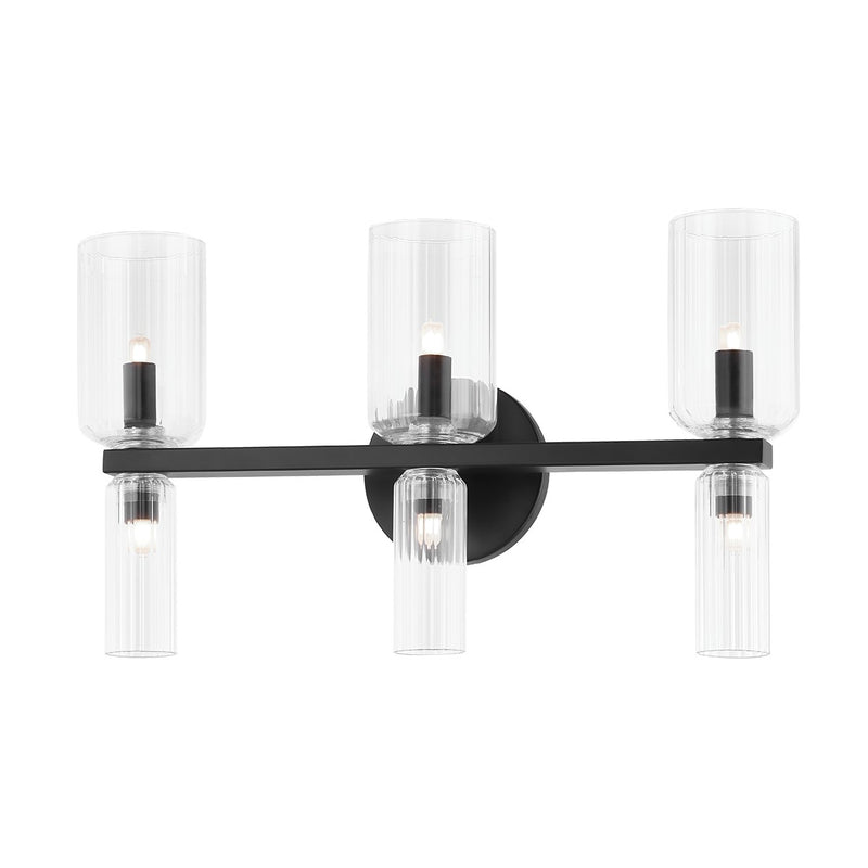 Mitzi H384303-SBK LED Bath and Vanity, Soft Black