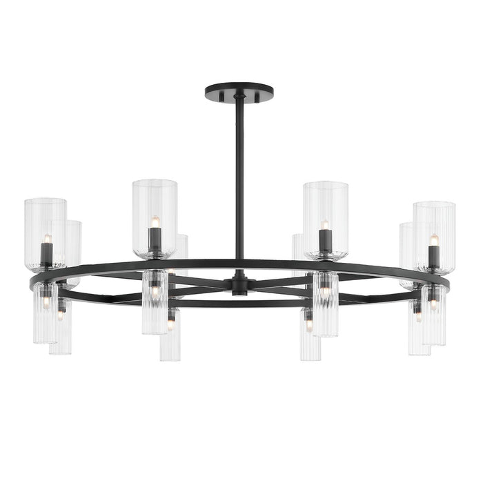 Mitzi H384816-SBK LED Chandelier, Soft Black