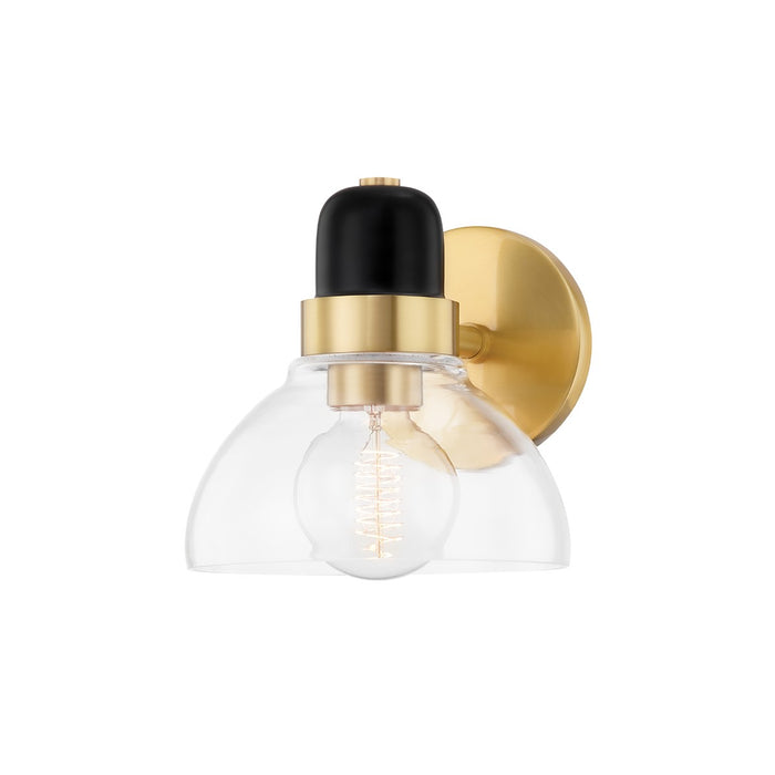 Mitzi H482301-AGB One Light Bath and Vanity, Aged Brass
