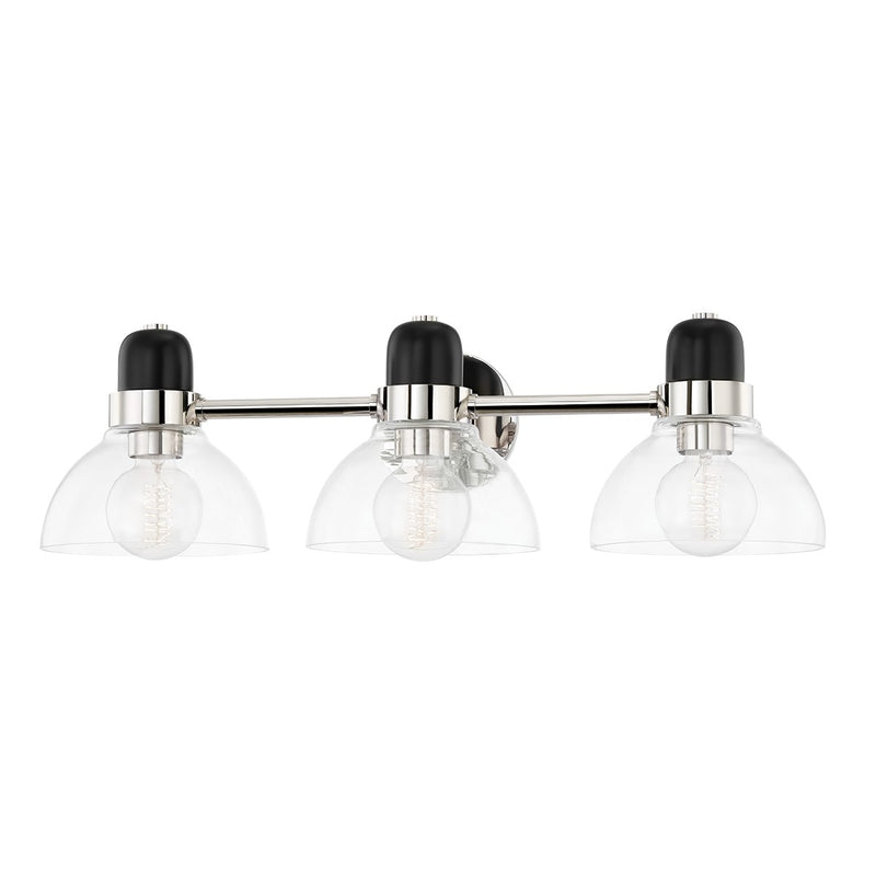 Mitzi H482303-PN Three Light Bath and Vanity, Polished Nickel