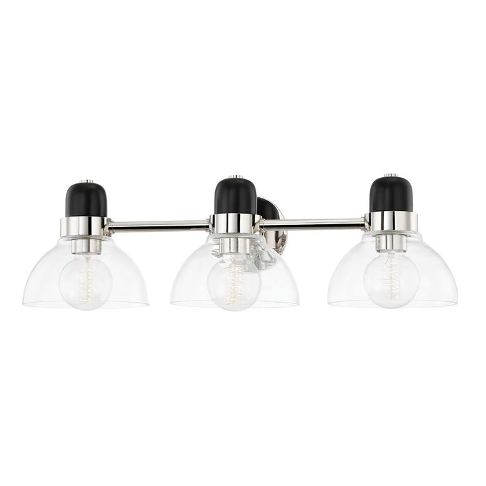 Mitzi H482303-PN Three Light Bath and Vanity, Polished Nickel