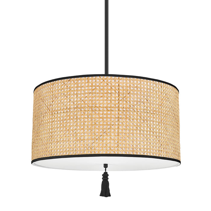 Mitzi H520703-SBK Three Light Pendant, Soft Black