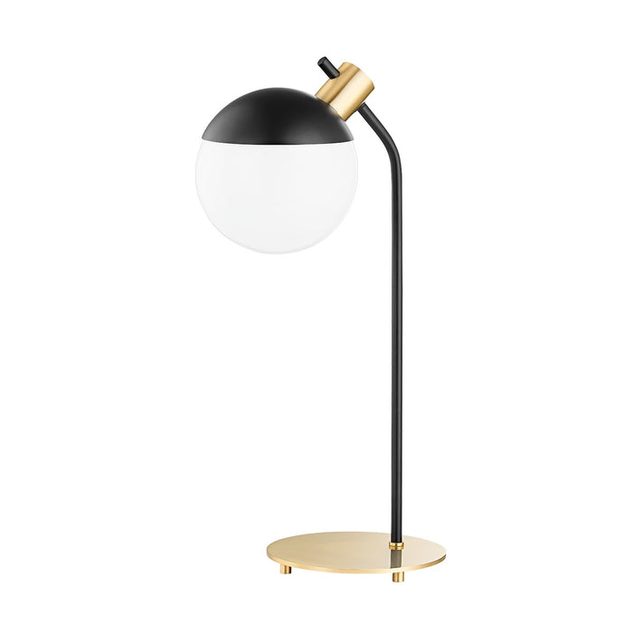 Mitzi HL573201-AGB/SBK LED Table Lamp, Aged Brass/Soft Black