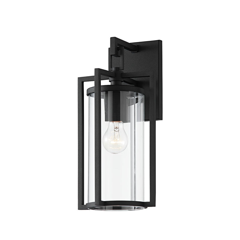 Troy Lighting B1141-TBK One Light Outdoor Wall Sconce, Textured Black