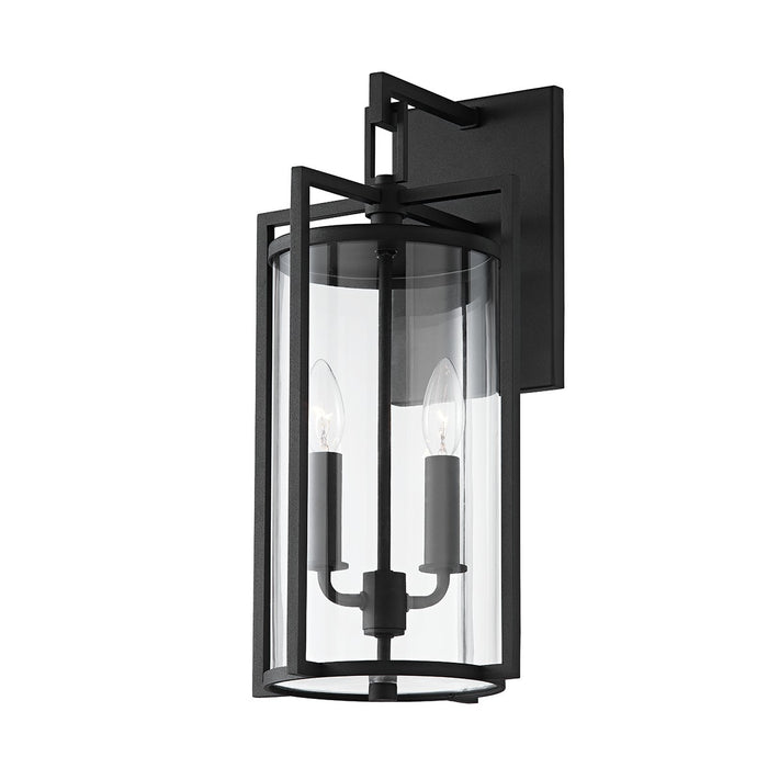 Troy Lighting B1142-TBK Two Light Outdoor Wall Sconce, Textured Black