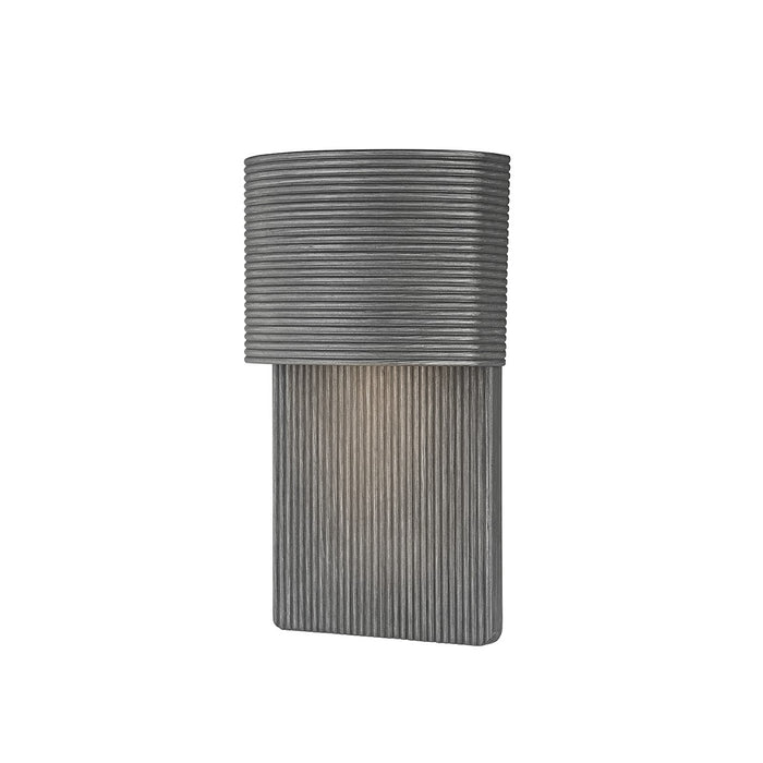 Troy Lighting B1212-GRA One Light Outdoor Wall Sconce, Graphite