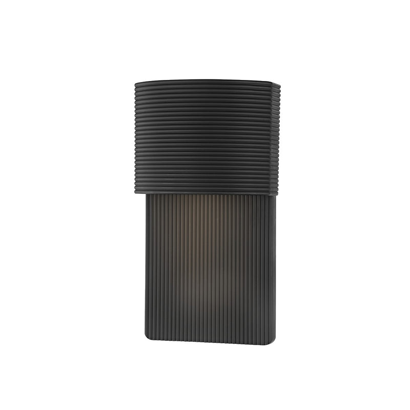 Troy Lighting B1212-SBK One Light Outdoor Wall Sconce, Soft Black