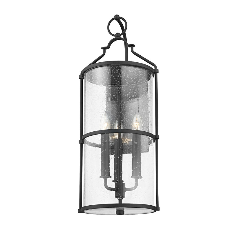 Troy Lighting B1313-TBK Three Light Outdoor Wall Sconce, Textured Black
