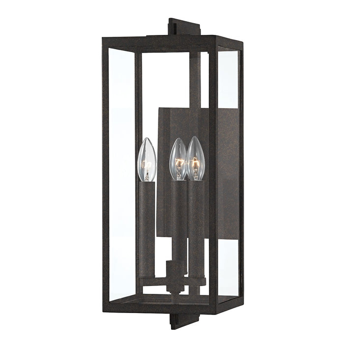 Troy Lighting B5513-FRN Three Light Outdoor Wall Sconce, French Iron