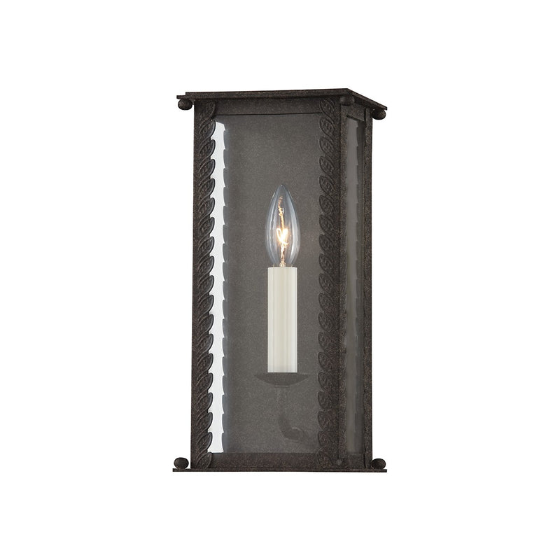 Troy Lighting B6711-FRN One Light Outdoor Wall Sconce, French Iron