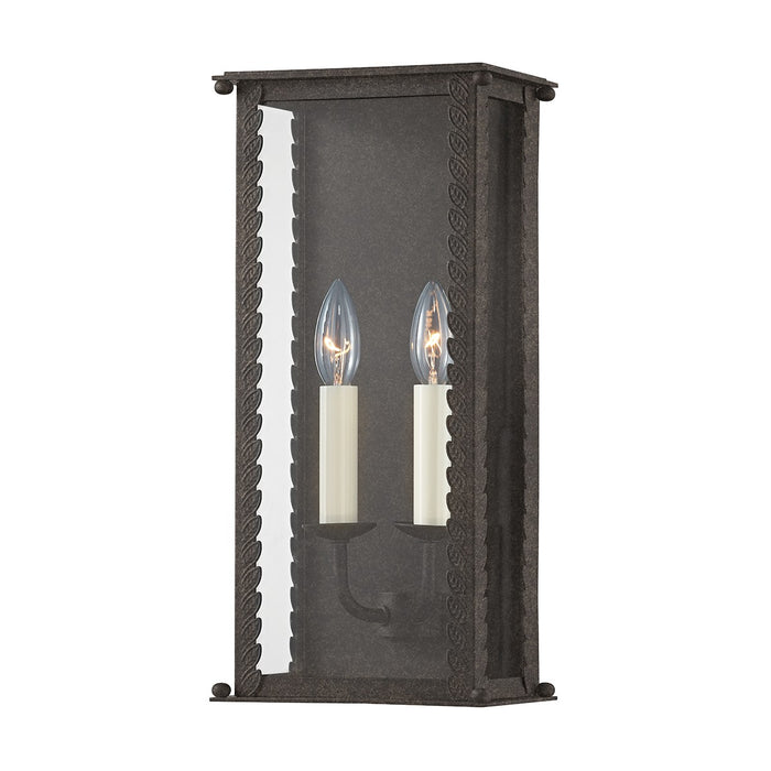 Troy Lighting B6712-FRN Two Light Outdoor Wall Sconce, French Iron