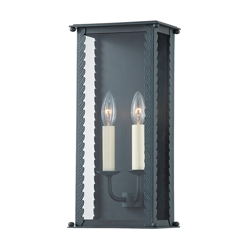 Troy Lighting B6712-VER Two Light Outdoor Wall Sconce, Verdigris