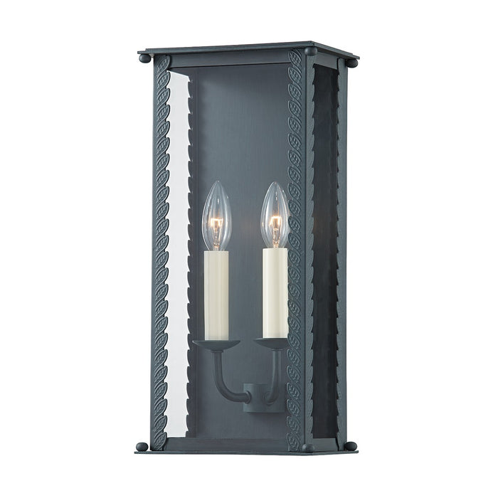 Troy Lighting B6712-VER Two Light Outdoor Wall Sconce, Verdigris