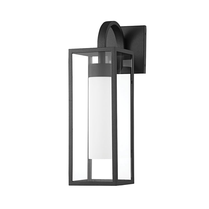 Troy Lighting B6912-TBK One Light Outdoor Wall Sconce, Textured Black