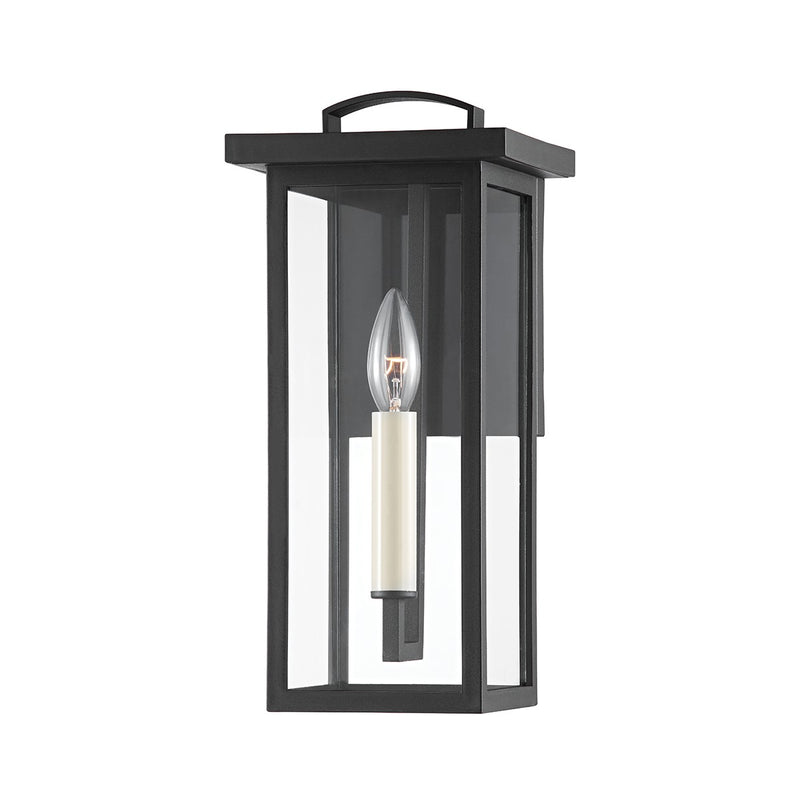Troy Lighting B7521-TBK One Light Outdoor Wall Sconce, Textured Black