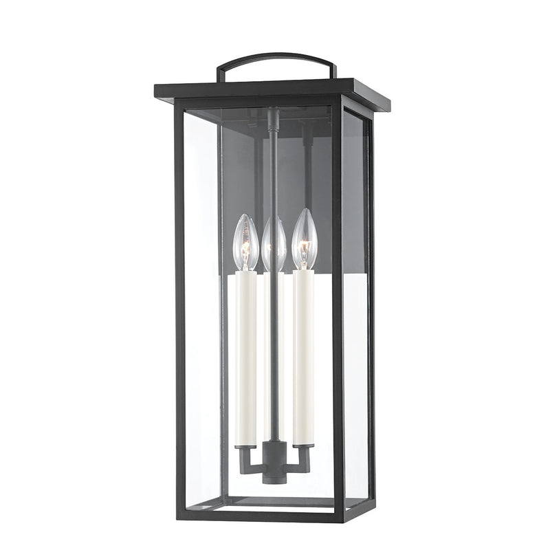 Troy Lighting B7523-TBK Four Light Outdoor Wall Sconce, Textured Black
