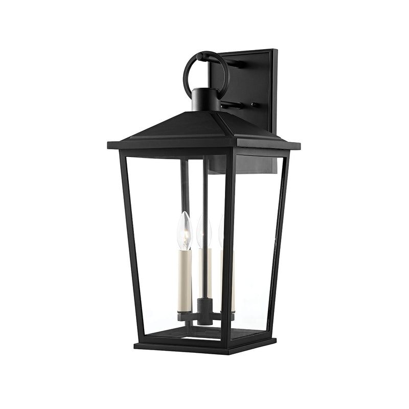 Troy Lighting B8903-TBK Three Light Outdoor Wall Sconce, Textured Black