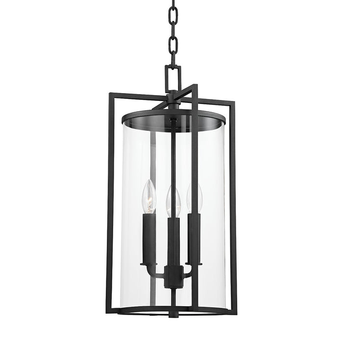 Troy Lighting F1146-TBK Three Light Outdoor Lantern, Textured Black