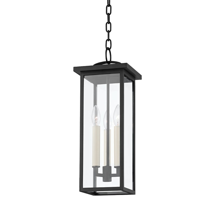 Troy Lighting F7520-TBK Three Light Outdoor Pendant, Textured Black