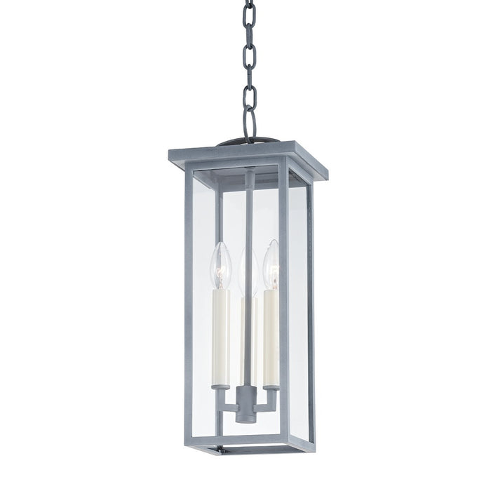 Troy Lighting F7520-WZN Three Light Outdoor Lantern, Weathered Zinc