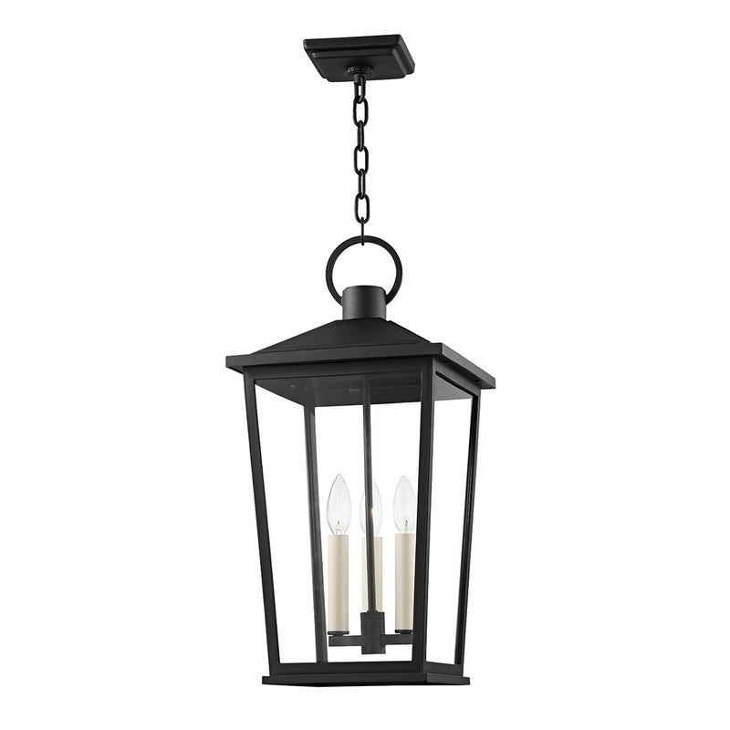 Troy Lighting F8911-TBK Three Light Outdoor Lantern, Textured Black