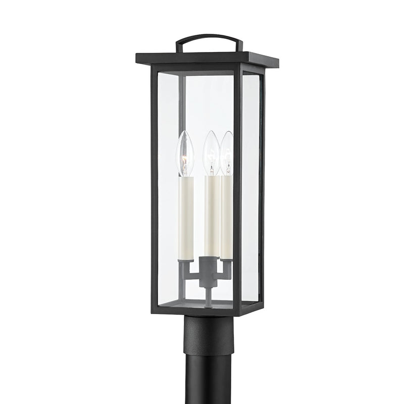 Troy Lighting P7524-TBK Three Light Outdoor Post Mount, Textured Black