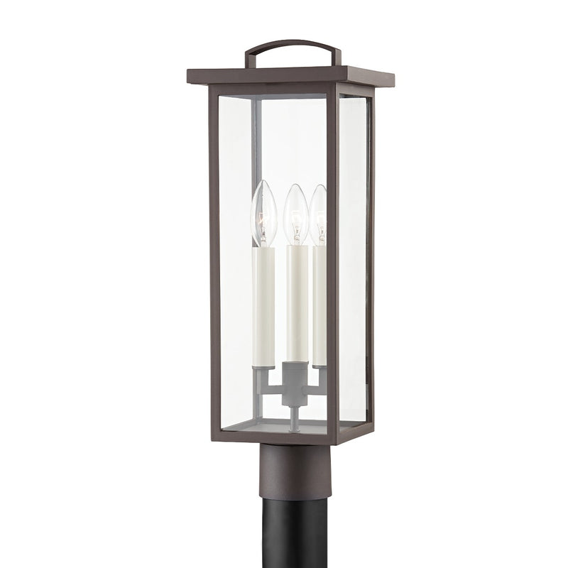 Troy Lighting P7524-TBZ Three Light Outdoor Post Mount, Textured Bronze