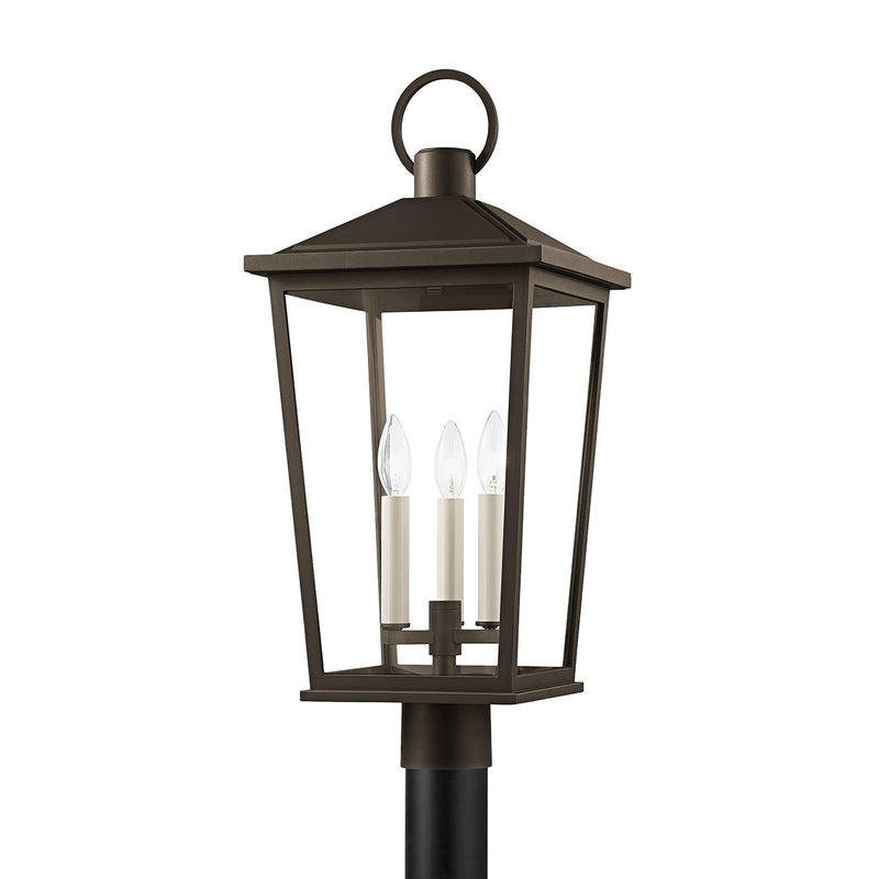 Troy Lighting P8921-TBZH Three Light Outdoor Post Mount, Textured Bronze W/ Hl