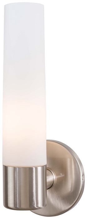 George Kovacs P5041-084 One Light Wall Sconce, Brushed Nickel