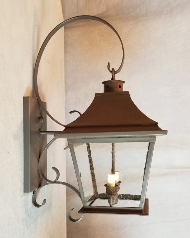 Genie House 88301DCSS Two Light Wall Mount, Dark Copper