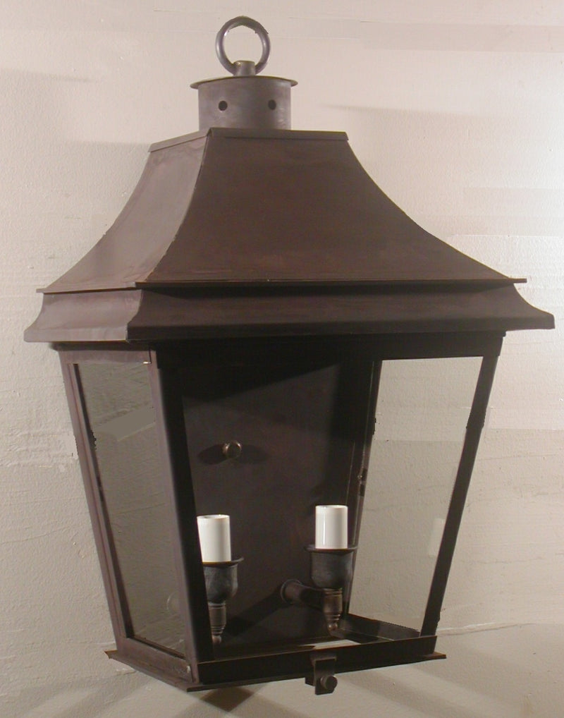 Genie House 8831PABC Two Light Pocket, Antique Brass