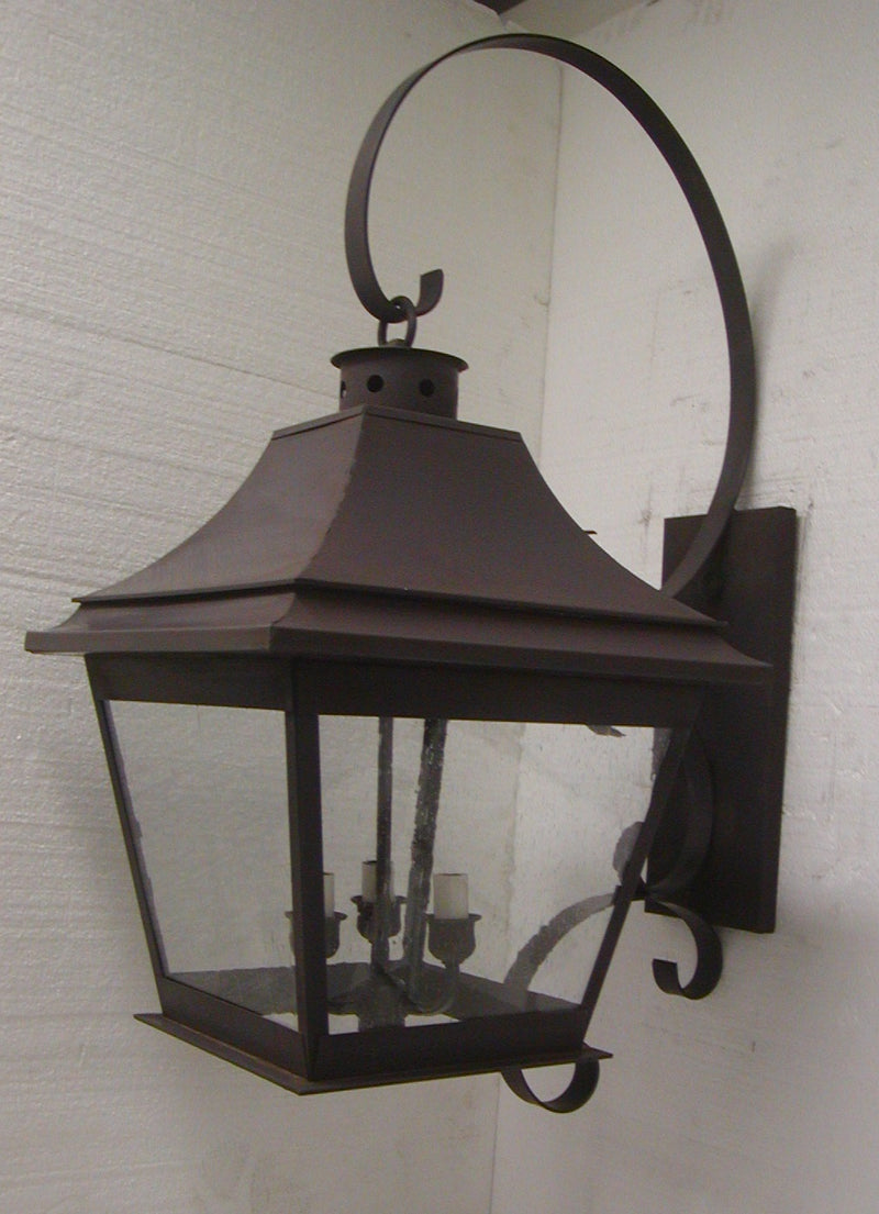 Genie House 88321DBSS Three Light Wall Mount, Dark Brass
