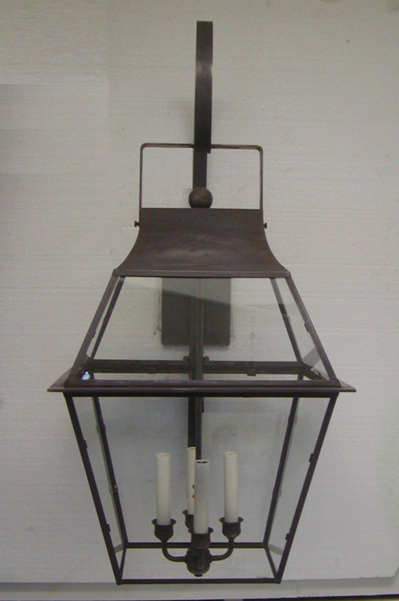 Genie House 90531DCC Four Light Wall Mount, Dark Copper