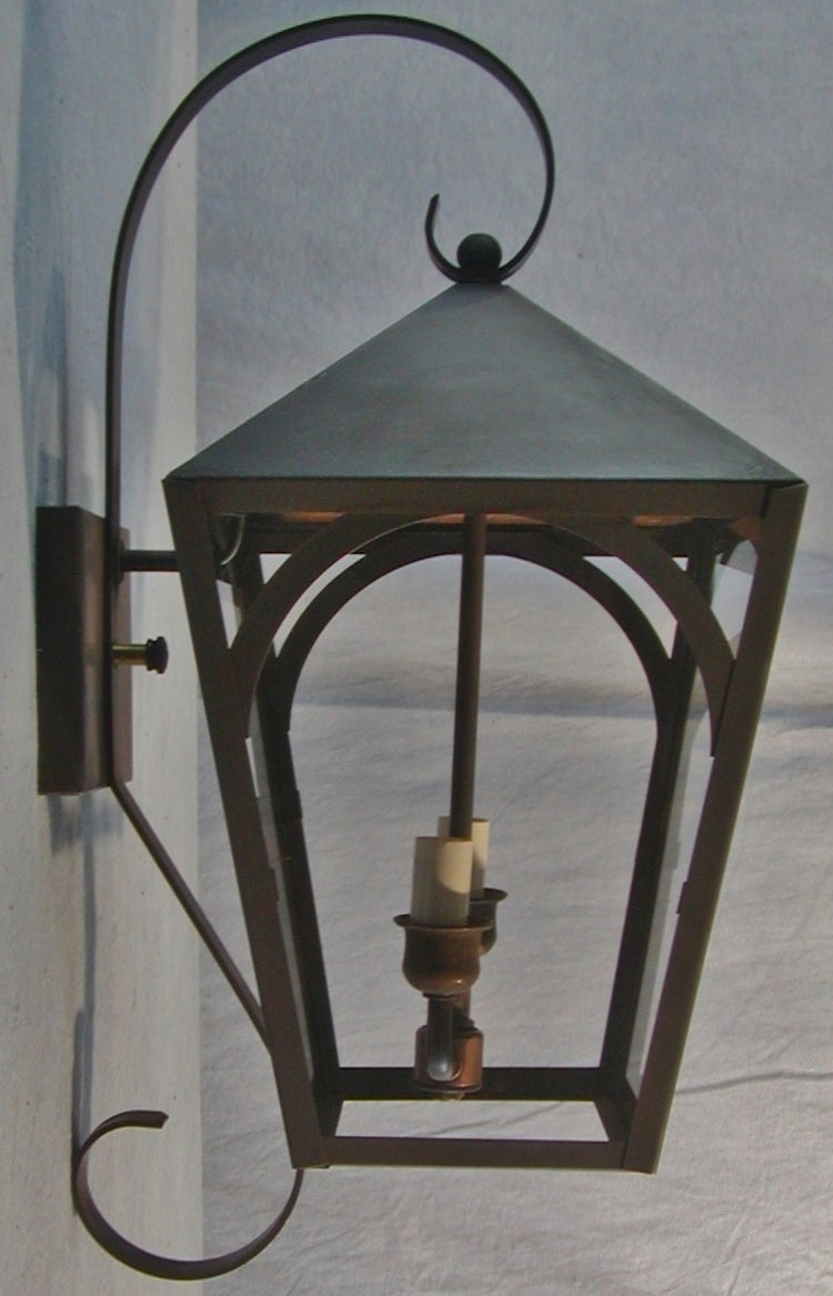 Genie House AR30601DCC Two Light Wall Mount, Dark Copper