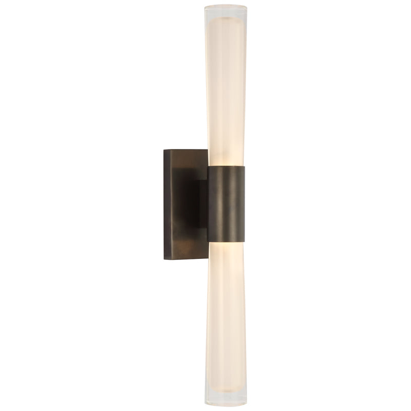 Visual Comfort Signature ARN 2473BZ-CG LED Wall Sconce, Bronze