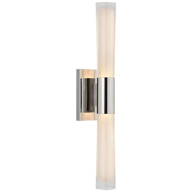 Visual Comfort Signature ARN 2473PN-CG LED Wall Sconce, Polished Nickel