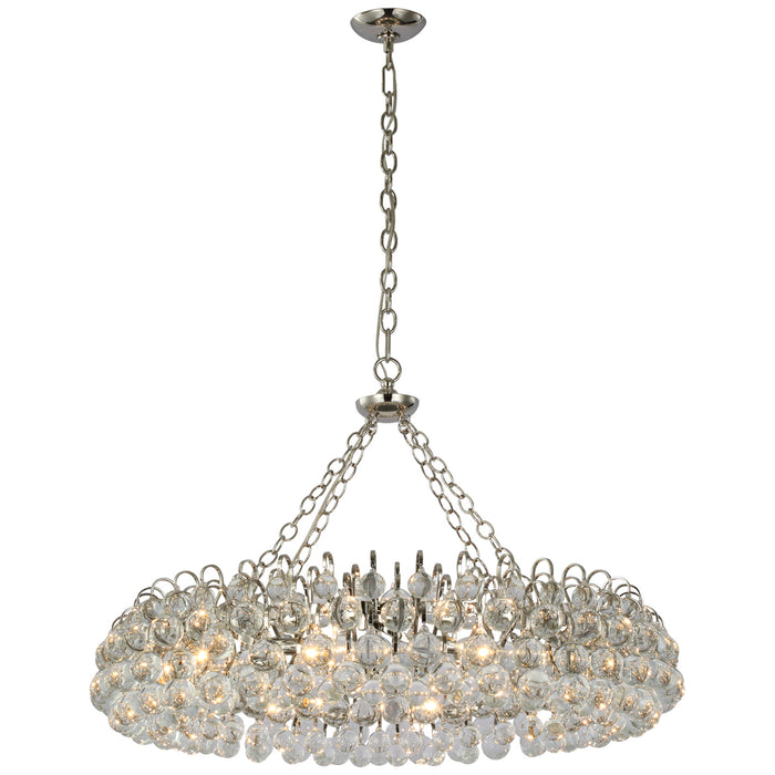 Visual Comfort Signature ARN 5118PN-CG LED Chandelier, Polished Nickel