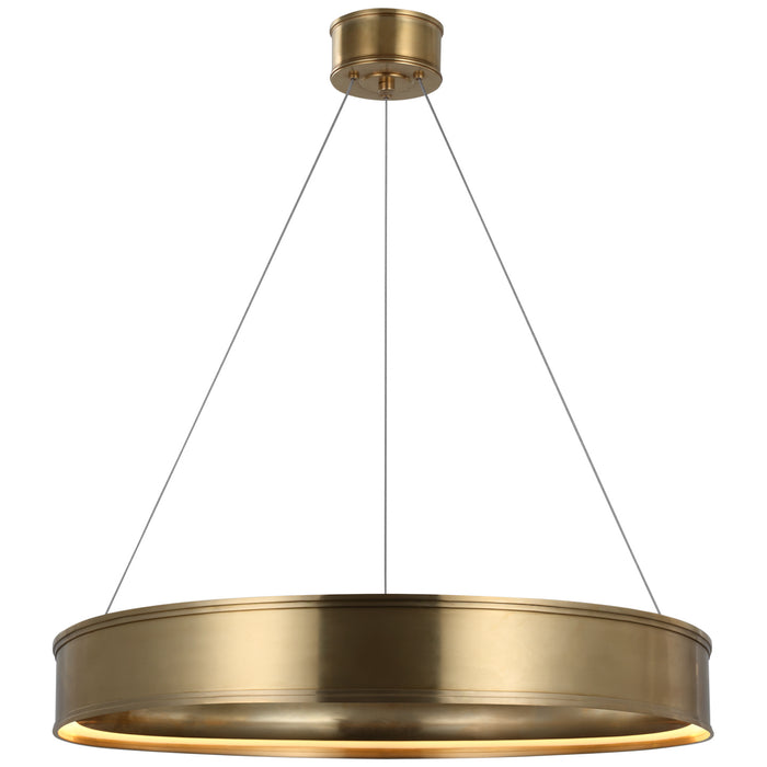 Visual Comfort Signature CHC 1615AB LED Chandelier, Antique-Burnished Brass
