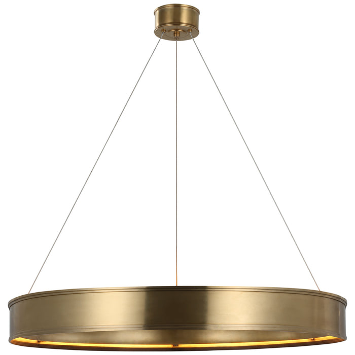 Visual Comfort Signature CHC 1616AB LED Chandelier, Antique-Burnished Brass